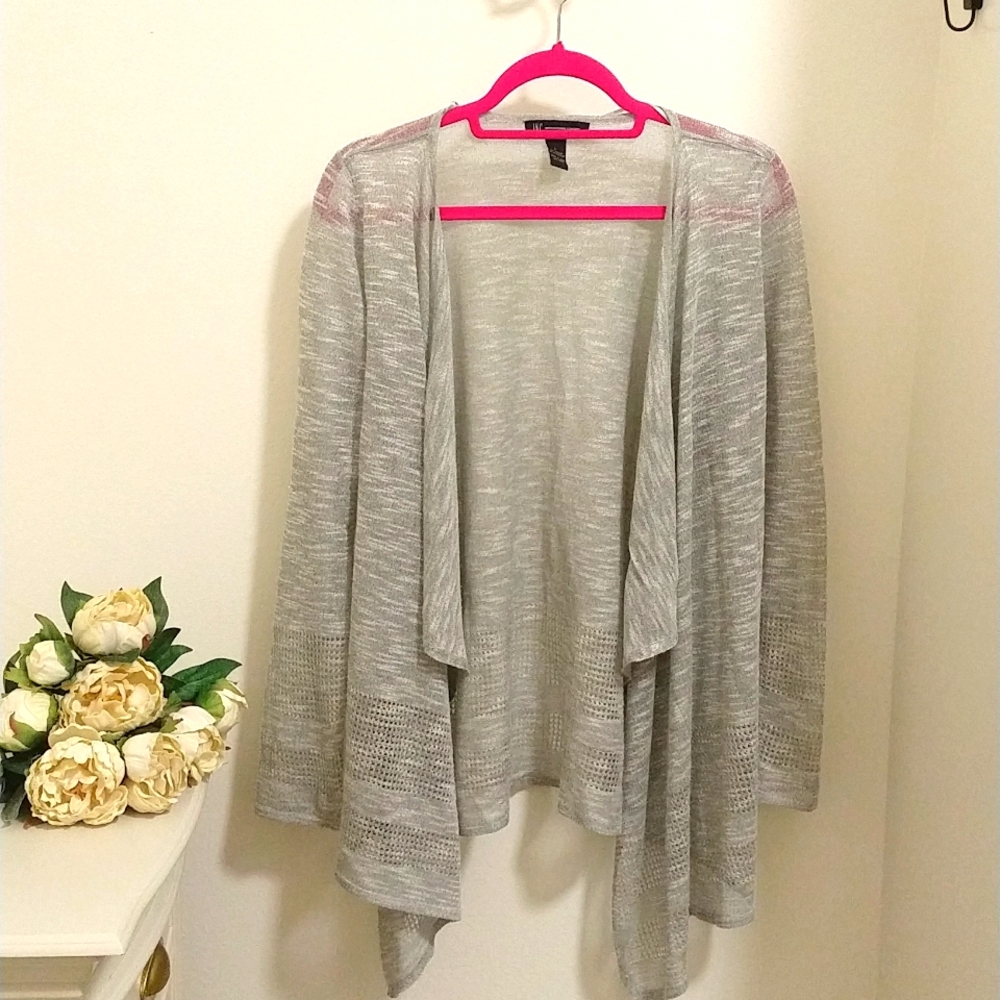 INC Large Grey Cardigan